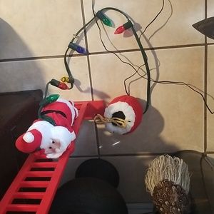 Wondershop Large Climbing Santa Decorative Figurine